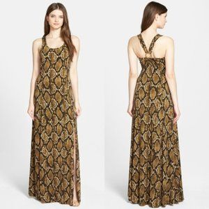 Michael Kors, Tokara Snakeskin Maxi Dress, XS